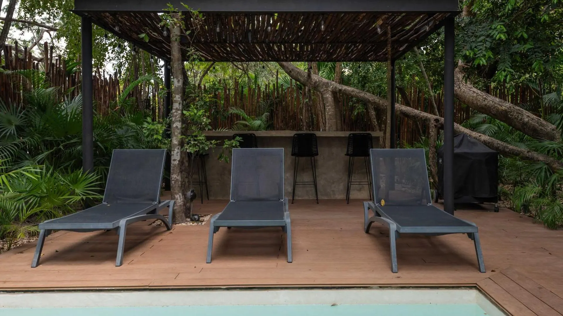 Quiet, Lux, Spacious And Comfy 2Bd 2Bth Condo,Private Pool, Wifi, Ac, 24Hr Security 图卢姆 公寓式酒店